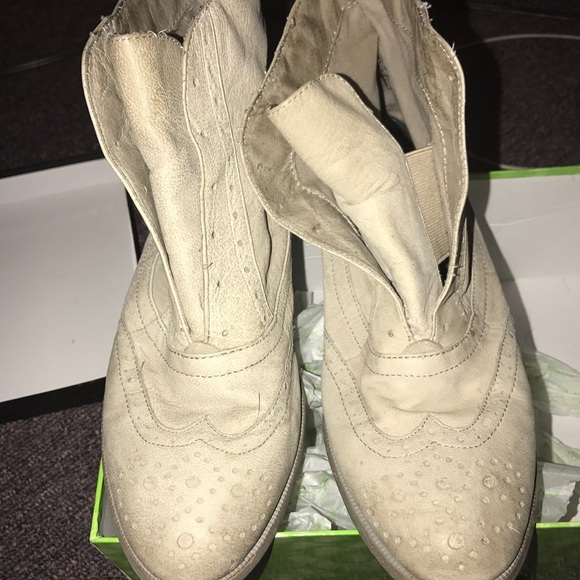 Sam Edelman JOSS side studded ankle boots nubuck grey Sz.8.5 - Picture 2 of 5